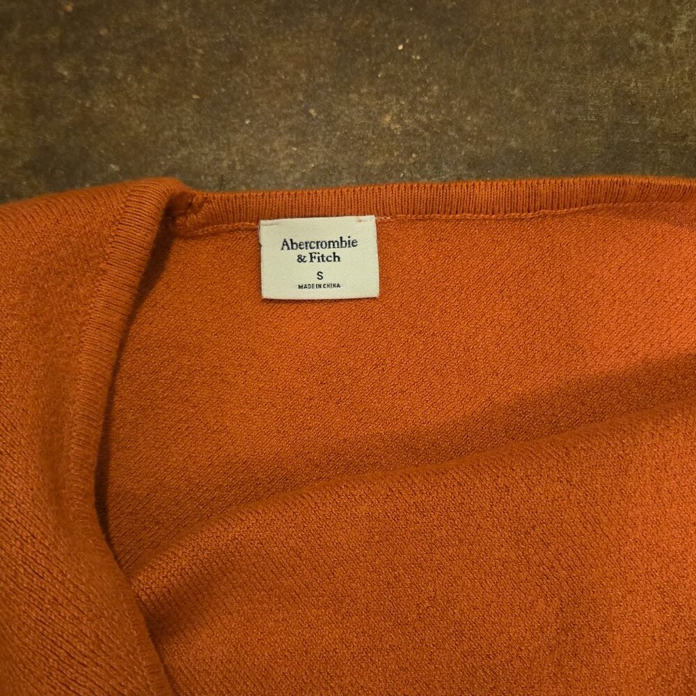 Women's orange knitted Abercrombie & Fitch dress